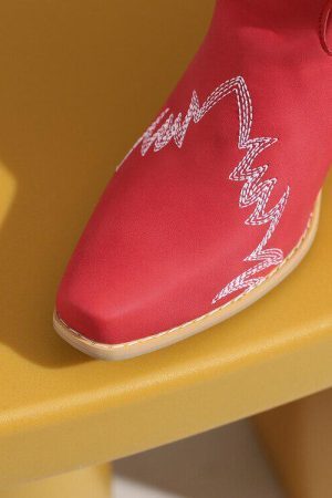 Disco Cowgirl Fringe Ankle Boots