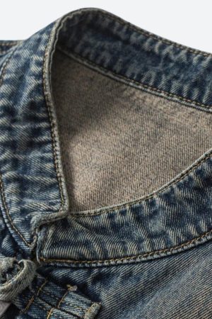 Distressed Denim Jacket