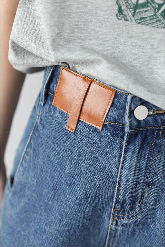 Distressed Jean Shorts Distressed Jean Shorts