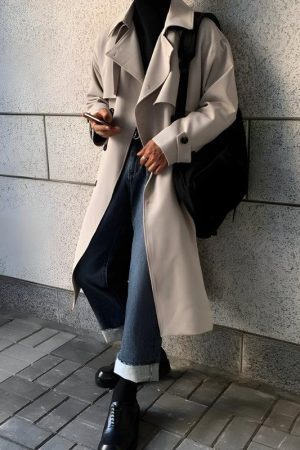 Double Breasted Trench Coat