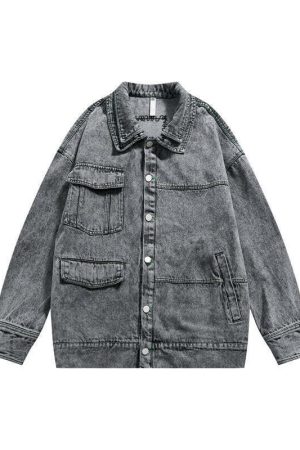Double-Collared Denim Jacket