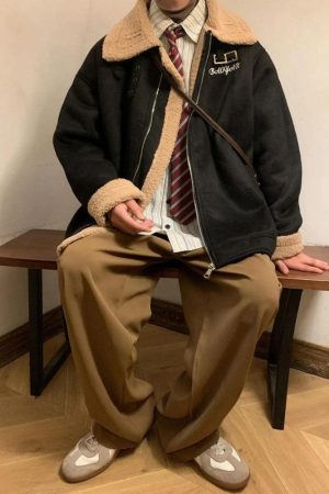 Double-Faced Zip-Up Jacket