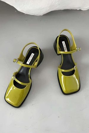 Double Strap Mary Jane High Heels