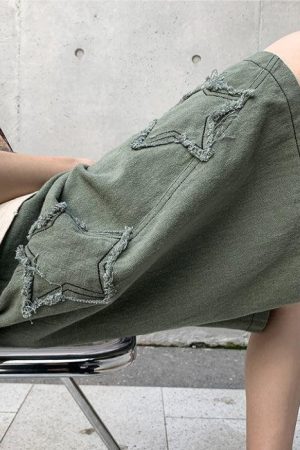 Drawstring Star Embroidered Shorts