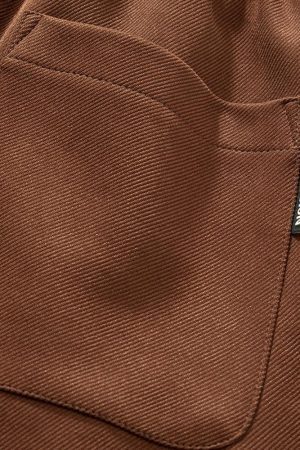 Drawstring Waist Oversize Sweatshort