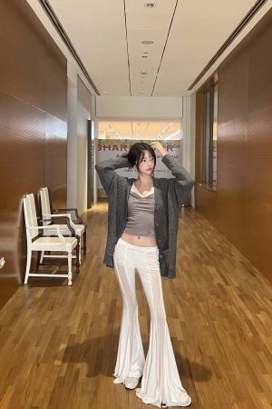 DreamyNerd Contrast Ribbed Long Sleeve Tee