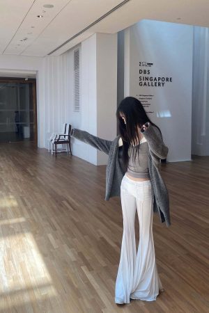 DreamyNerd Contrast Ribbed Long Sleeve Tee