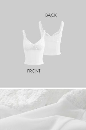 DreamyNerd Lace & Mesh Cami Top & Sheer-Hem Maxi Skirt Set