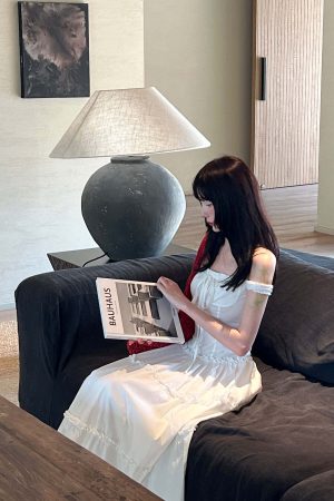 DreamyNerd Off-Shoulder Corset Maxi Dress with Tiered Ruffle Skirt