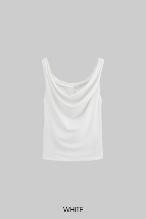 DreamyNerd Off-Shoulder Draped Knit Top