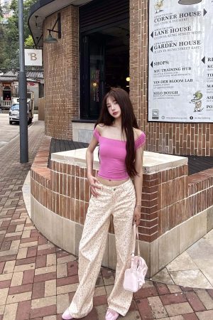 DreamyNerd Off-Shoulder Halter Knit Top