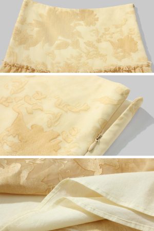 DreamyNerd Off-Shoulder Top & Tiered Skirt Set