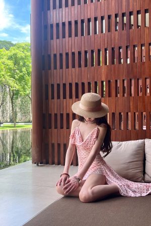 DreamyNerd Polka Dot Ruffle Mesh Midi Dress