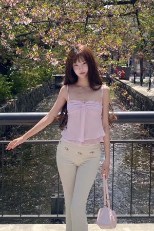 DreamyNerd Rosebud Chiffon Camisole
