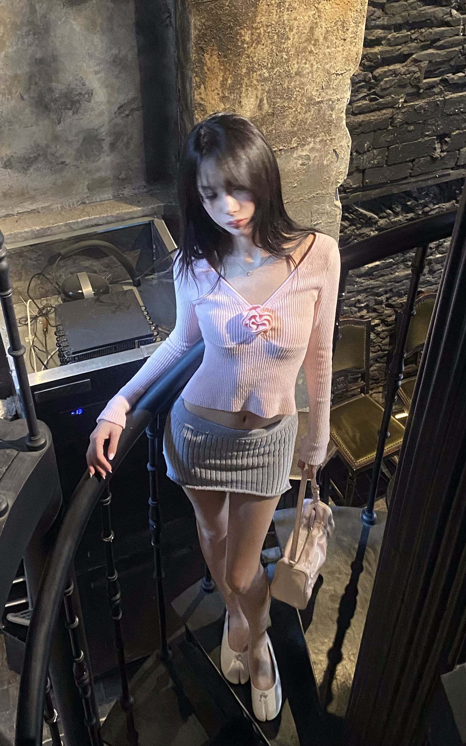 DreamyNerd Rosebud Knit Ribbed Top DreamyNerd Rosebud Knit Ribbed Top