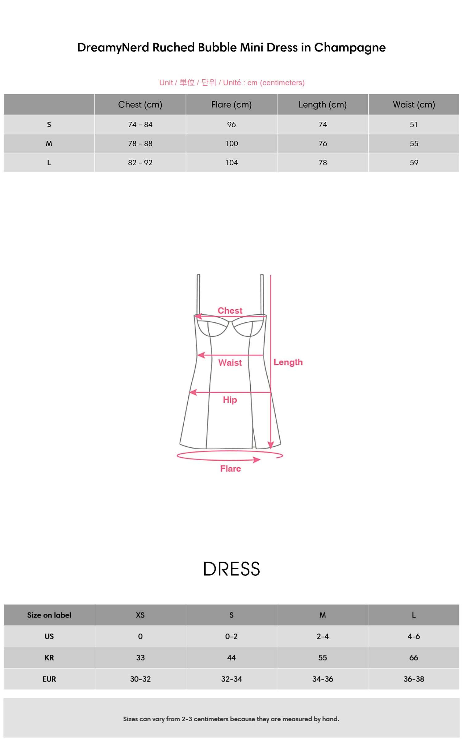 DreamyNerd Ruched Bubble Mini Dress in Champagne DreamyNerd Ruched Bubble Mini Dress in Champagne