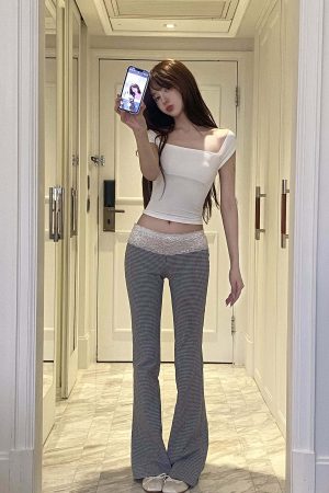 DreamyNerd Sweet Check Lace Set