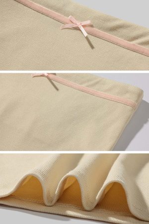 DreamyNerd Velvet Ribbon Trim Tube Top