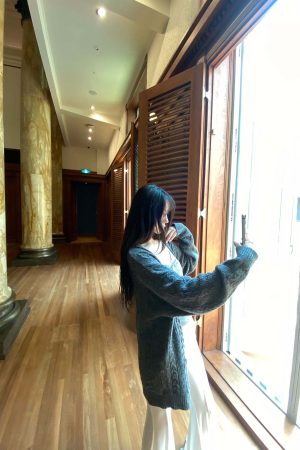 DreamyNerd Vintage Knit Oversized Cardigan