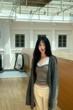 DreamyNerd Vintage Knit Oversized Cardigan