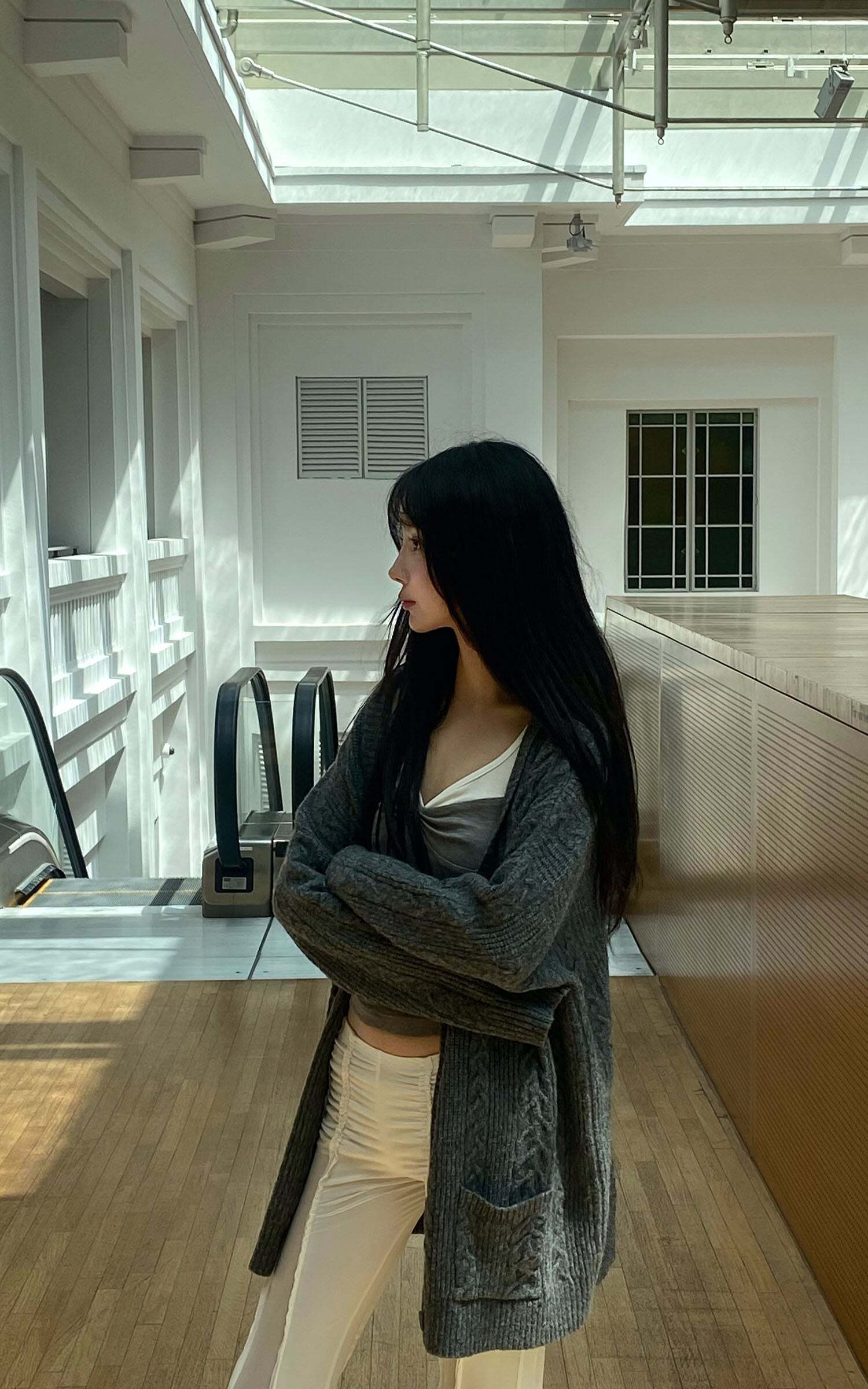 DreamyNerd Vintage Knit Oversized Cardigan DreamyNerd Vintage Knit Oversized Cardigan