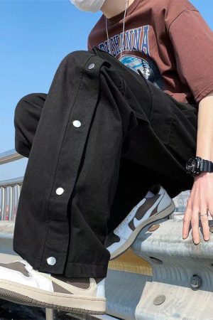 Elastic Waist Wide Leg Cargo Pants