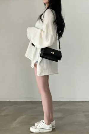 Extra Long Sleeve Loose Sweater