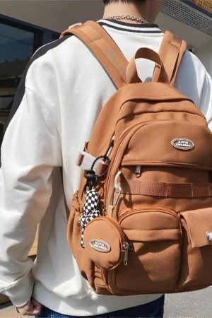 Extra Pockets Casual School Backpack