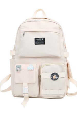 Extra Pockets Unisex School Backpack