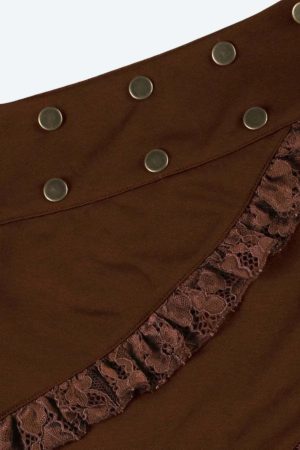 Fairy Grunge Asymmetric Mini Skirt