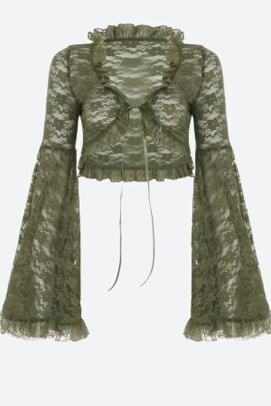 Fairy Grunge Bolero Crop Top