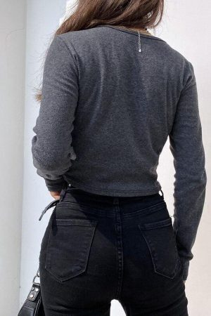 Fairy Grunge Butterfly Crop Top