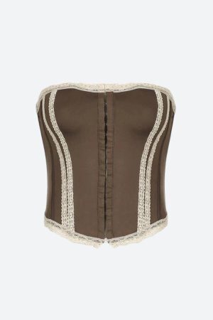 Fairy Grunge Lace Corset Top