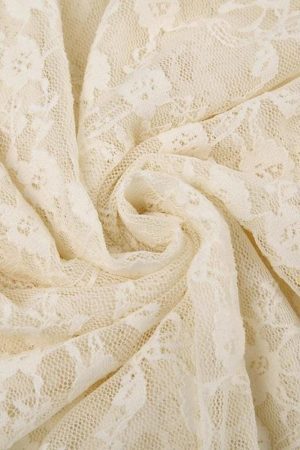 Fairy Grunge Lace Midi Skirt