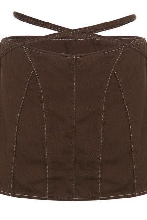 Fairy Grunge Lace Up Mini Skort