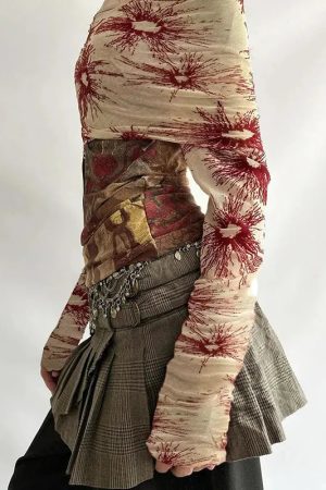 Fairycore Bohemian Off Shoulder Top