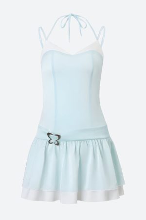 Fairycore Butterfly Mini Dress