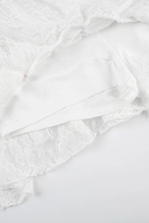 Fairycore Lace Mini Skirt
