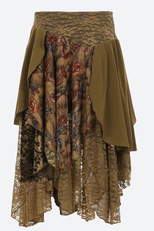 Fairycore Layered Midi Skirt