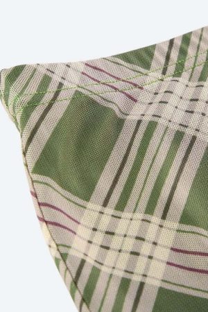 Fairycore Plaid Maxi Skirt