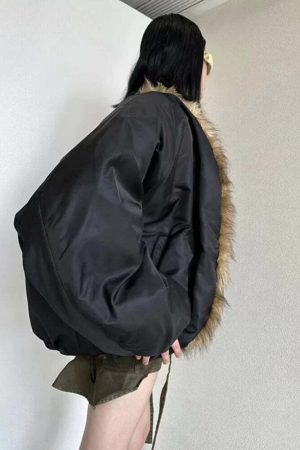 Faux Fur Puffer Jacket