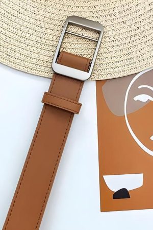 Faux Leather Classic Belt