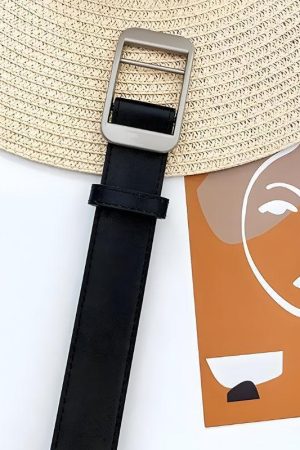 Faux Leather Classic Belt