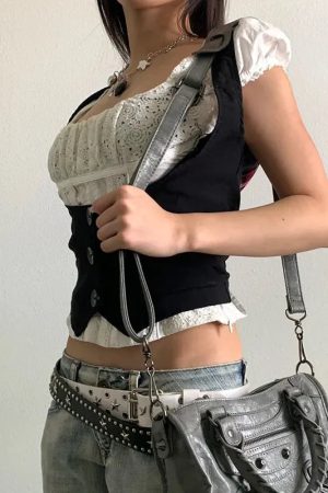 Fitted Button Up Vest