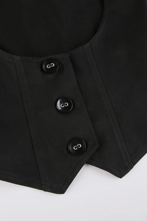 Fitted Button Up Vest