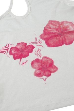 Floral Halter Neck Top