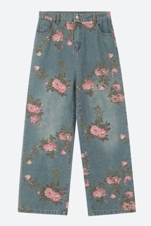 Floral Jeans