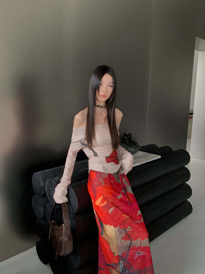 Floral Off Shoulder Top Floral Off Shoulder Top