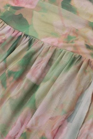 Floral Ruched Maxi Dress