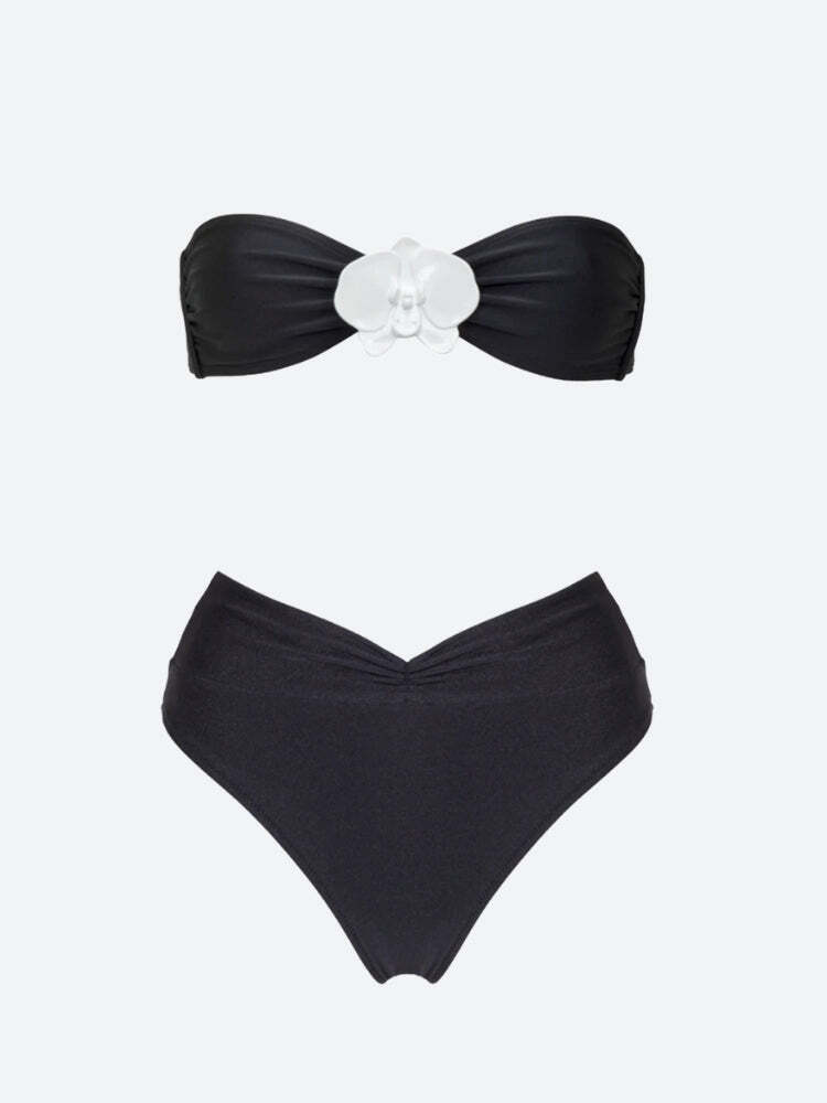 Floral Strapless Bikini Set Floral Strapless Bikini Set